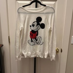 Mickey Mouse women’s Mickey Mouse Graphic Light Weight Sweater